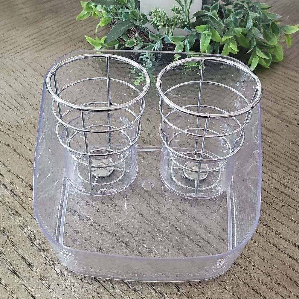 Bathroom Accessory Holder Clear